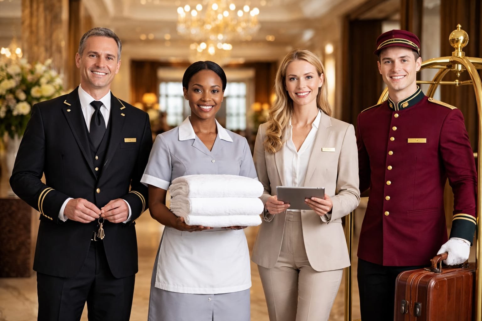 Les compétences indispensables pour travailler dans un hôtel 5 étoiles